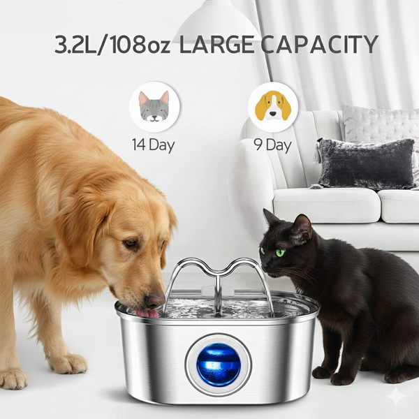 Silent Pet Drinking Fountain