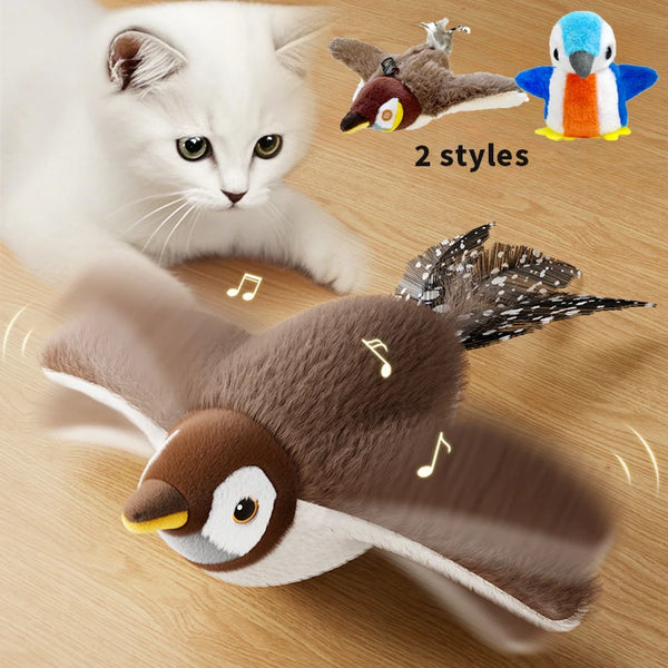 Fluffy Bird Cat Toy